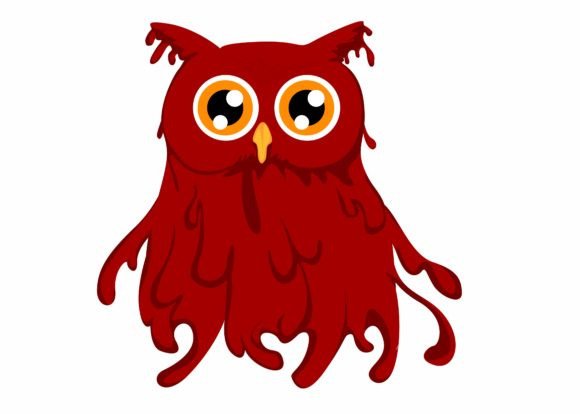 Cute Bloody Owl SVG: Halloween SVG