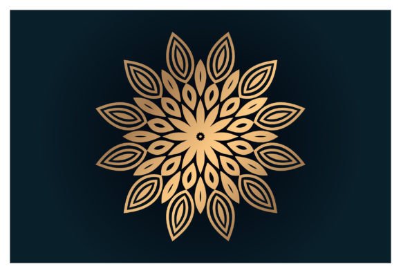 Elegant Gradient of Mandala Art