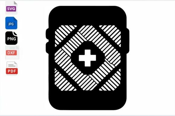 Medical Cross Diamond Pattern SVG