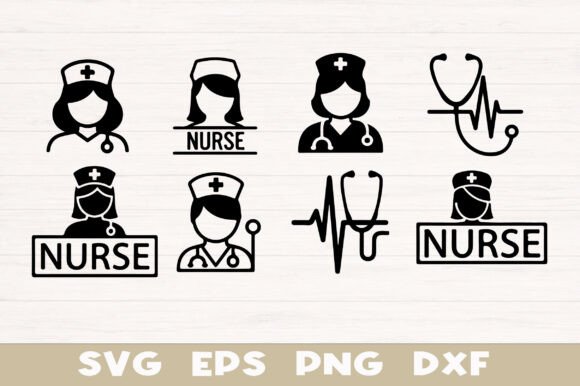 Nurse Silhouette Bundle
