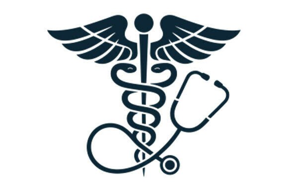 Stethoscope SVG: Dr. Nurse RN Doctor Design