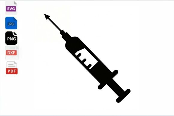Syringe SVG Icon Medical Injection